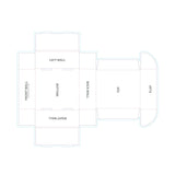 7.5" x 8.63" x 3.25" E-Flute Tuck Box (Q341422)