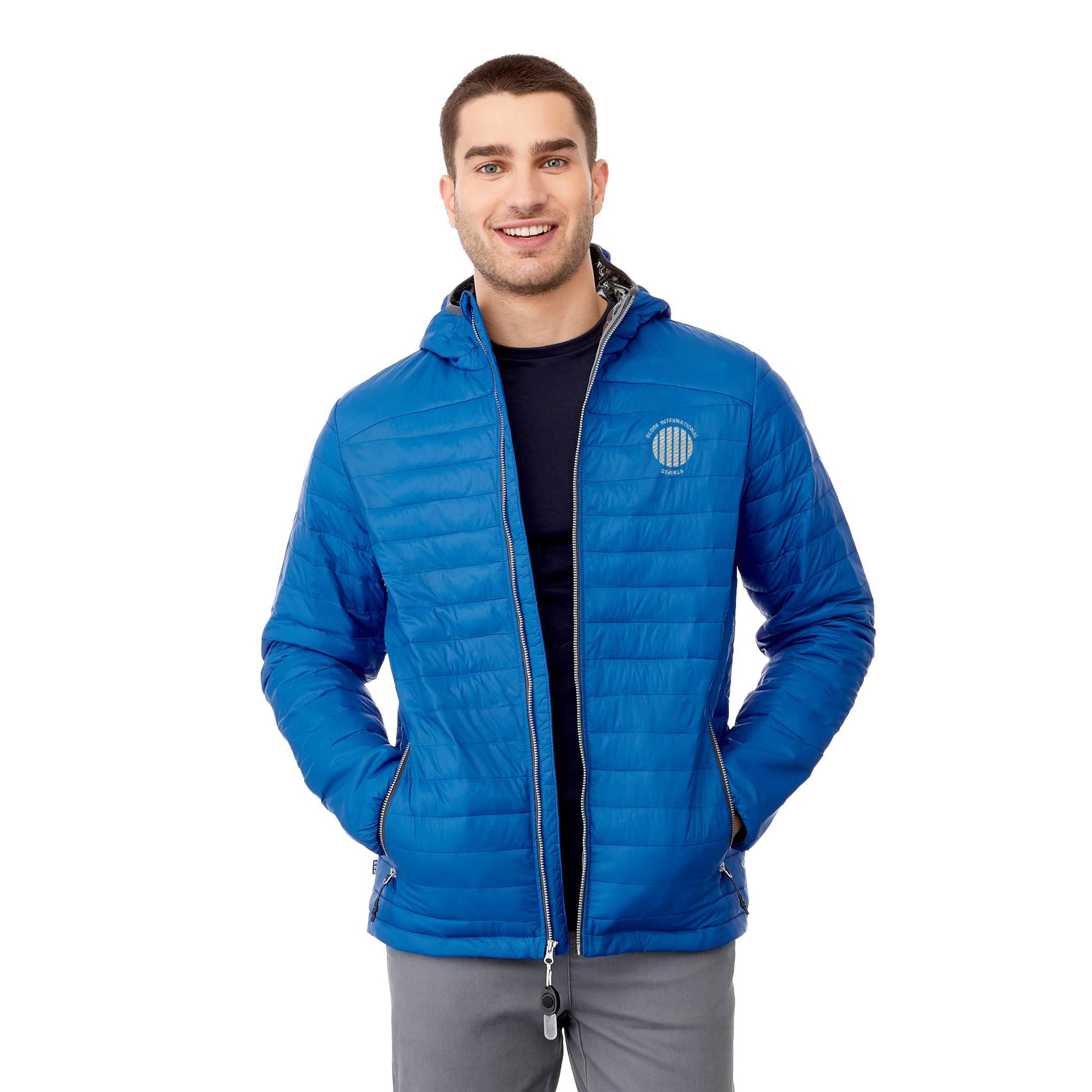 Elevate Men's SILVERTON Packable Insulated Jacket  Imprinted with Logo (Q343322)