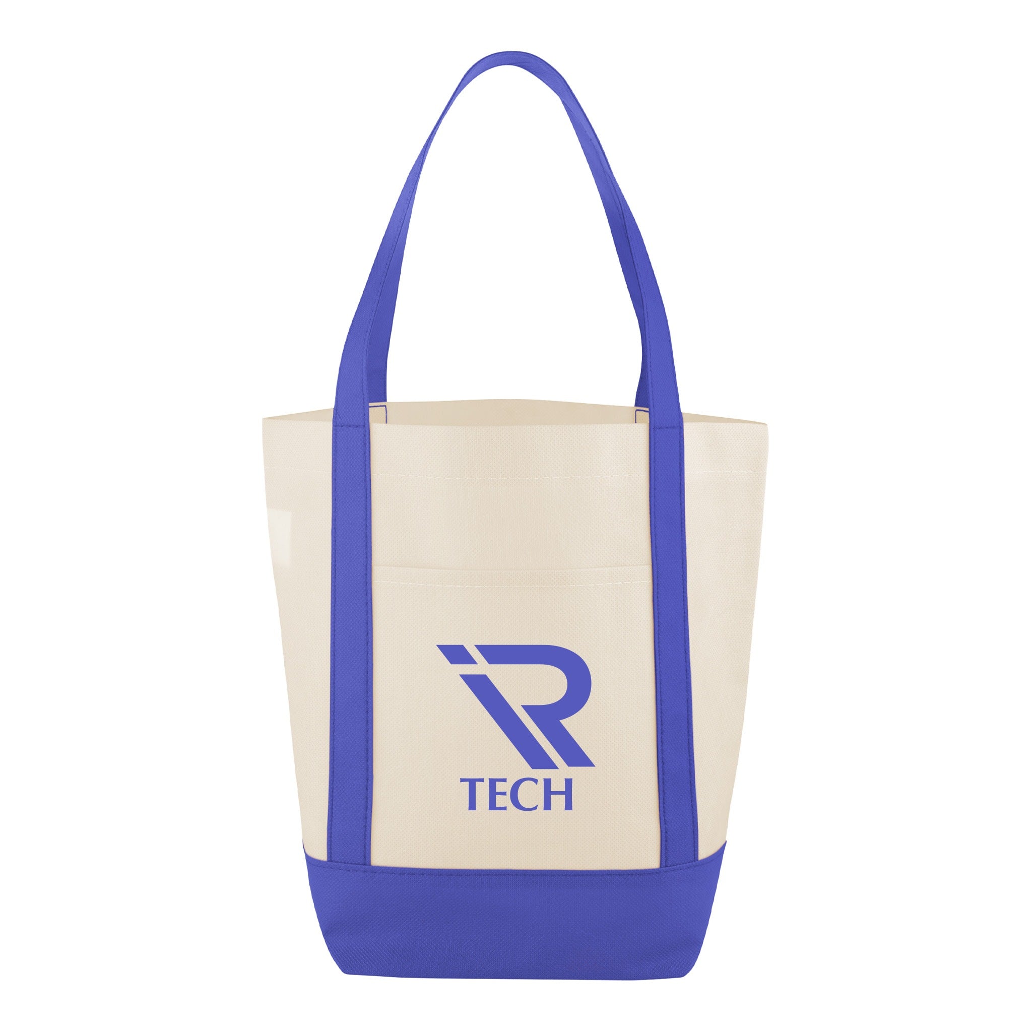 Mini Helm Non-Woven Shopper Tote Bag  Imprinted with Logo (Q343632)