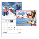 Monkey Mischief - Stapled Calendar (Q344722)