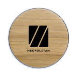Natural Wireless Chargers  Imprinted with Logo (Q346911)