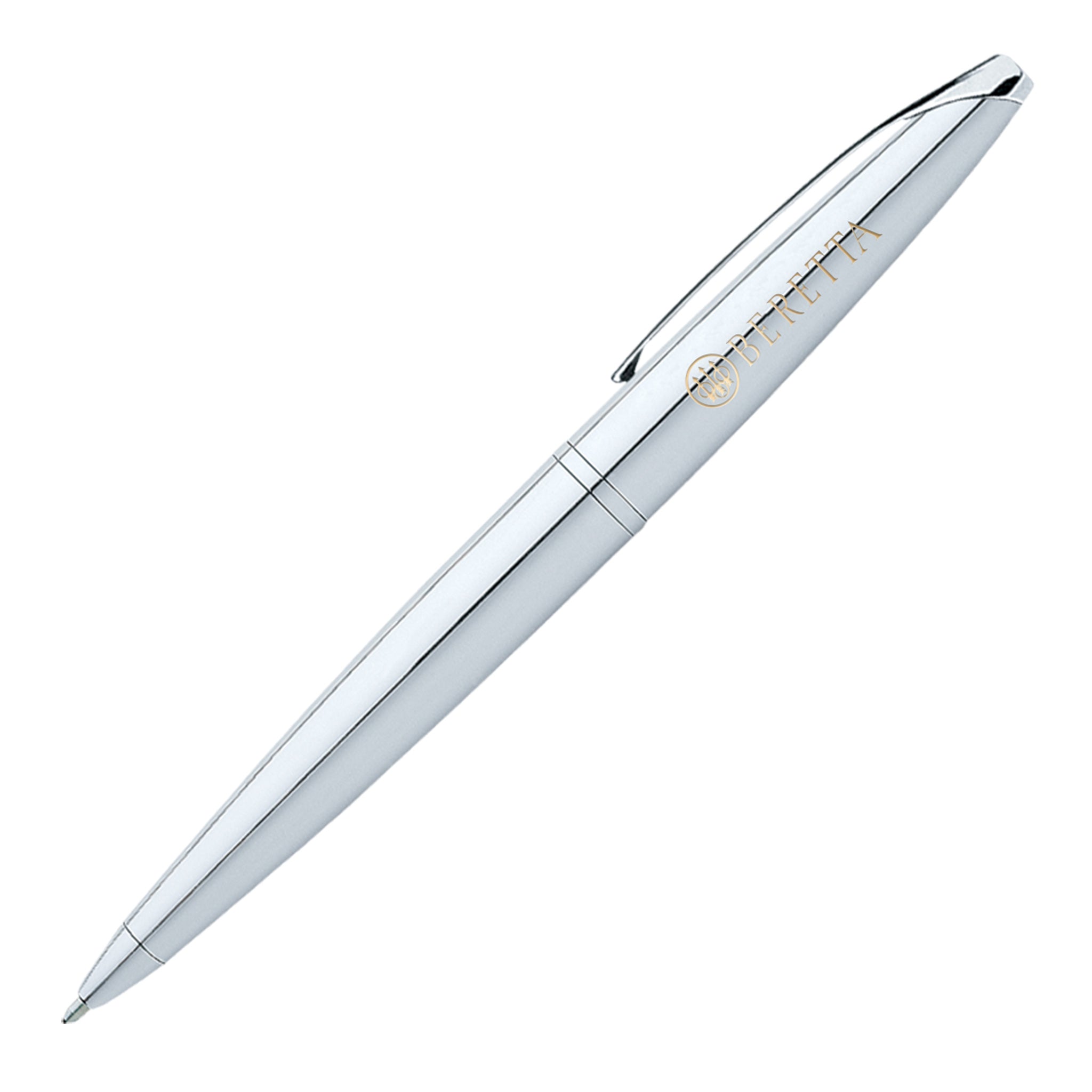 Cross® ATX Pure Chrome Ballpoint Pen - Laser Engrave  Imprinted with Logo (Q347022)