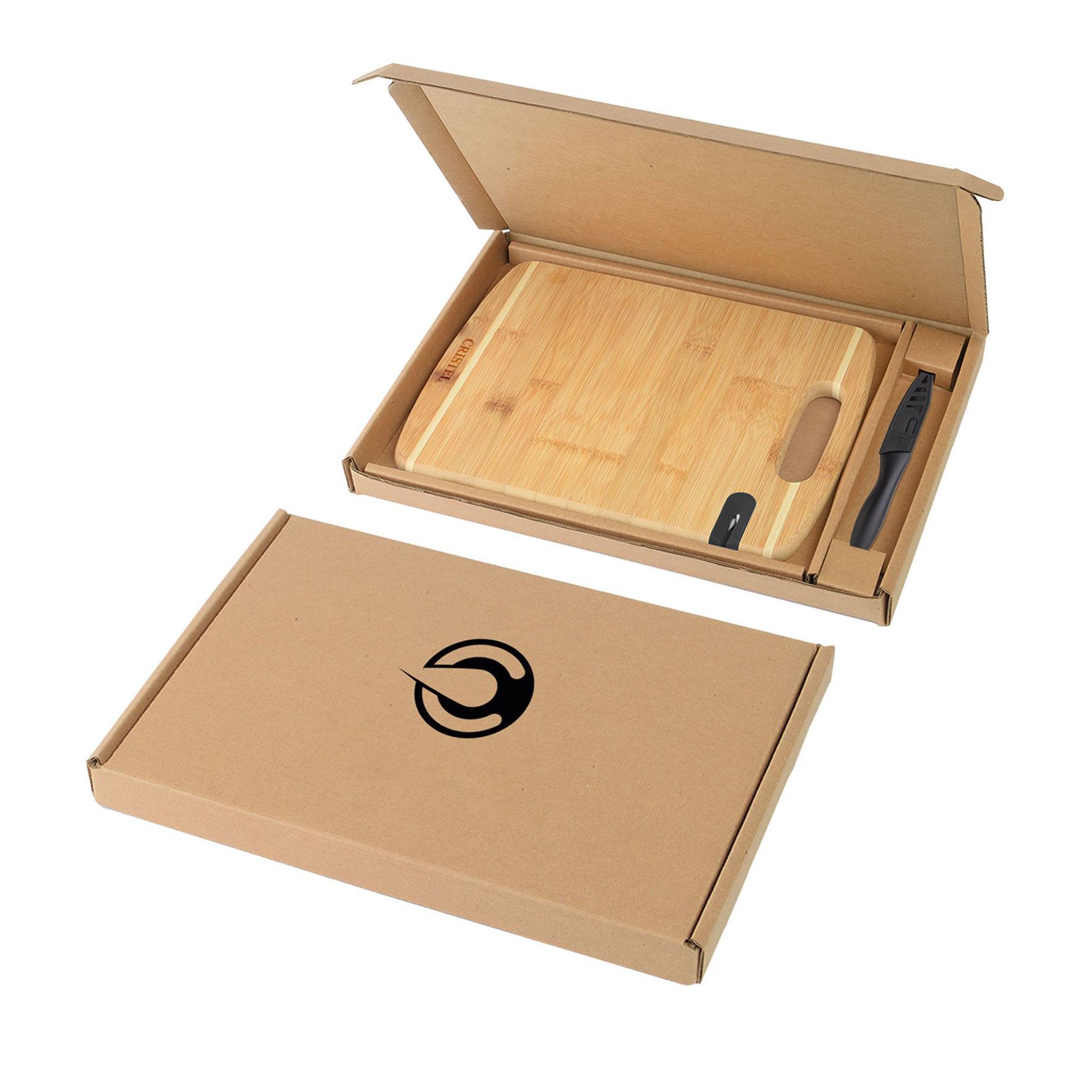 Bamboo Sharpen-It™ Cutting Board Gift Box Set (Q347322)