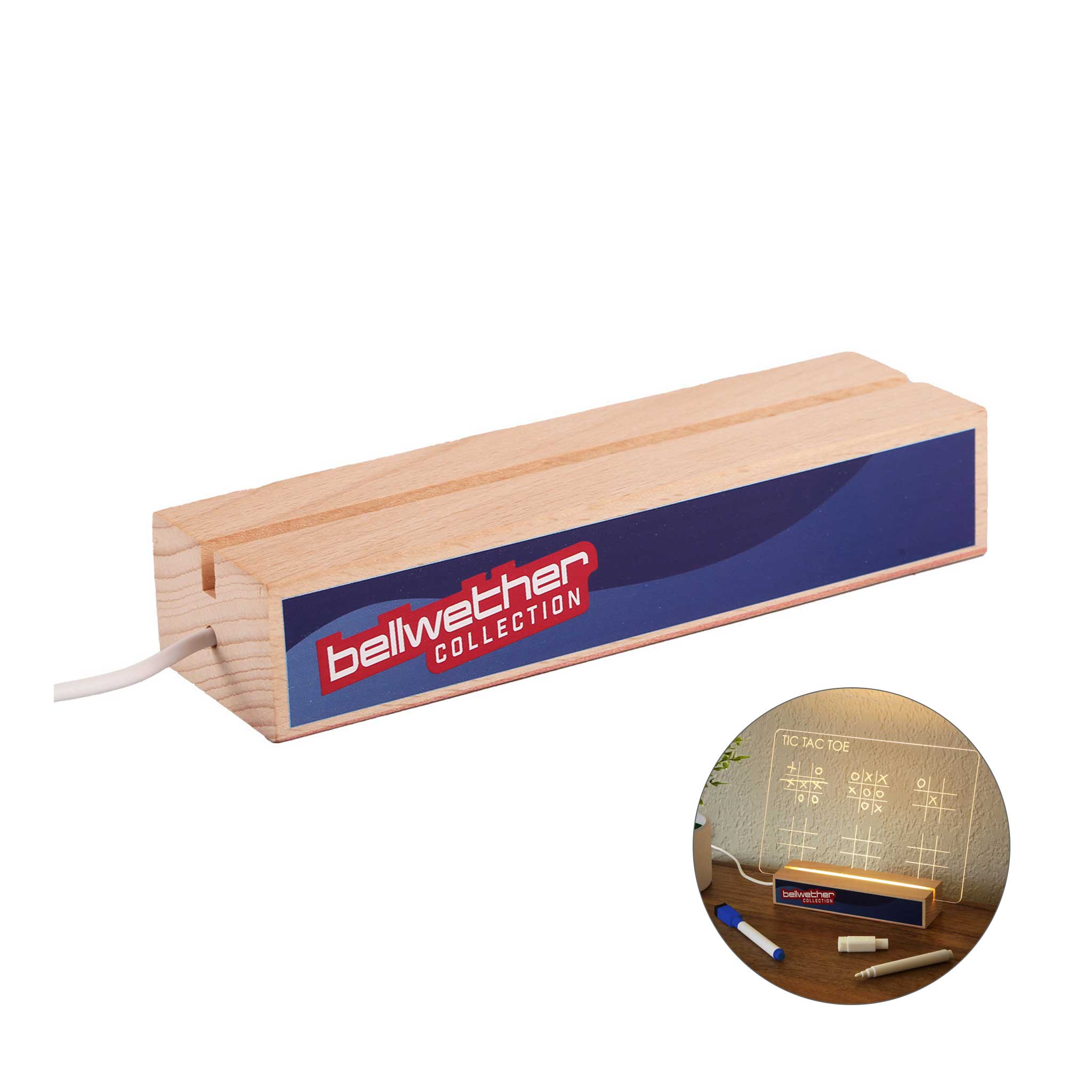 Scribbler Glow Games - Desktop Light Up Game Set  Imprinted with Logo (Q348022)