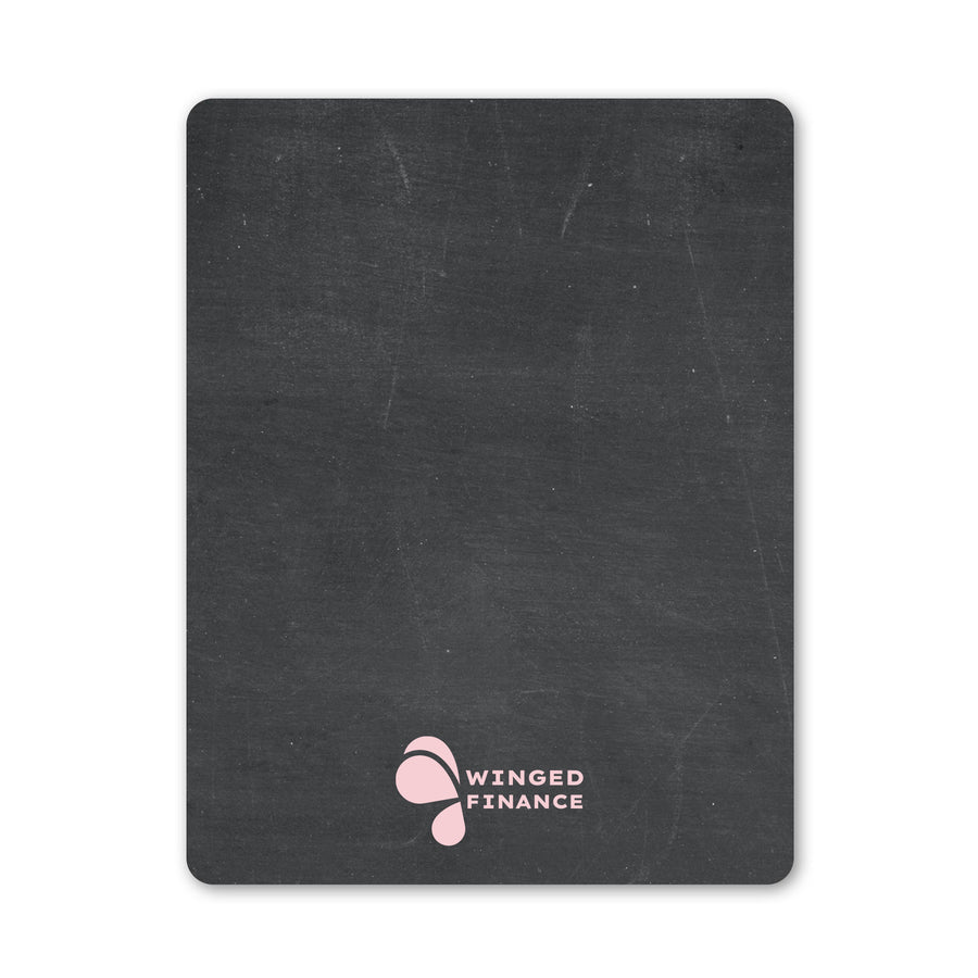 Medium Rectangle Chalkboard Adhesive (Q349222)