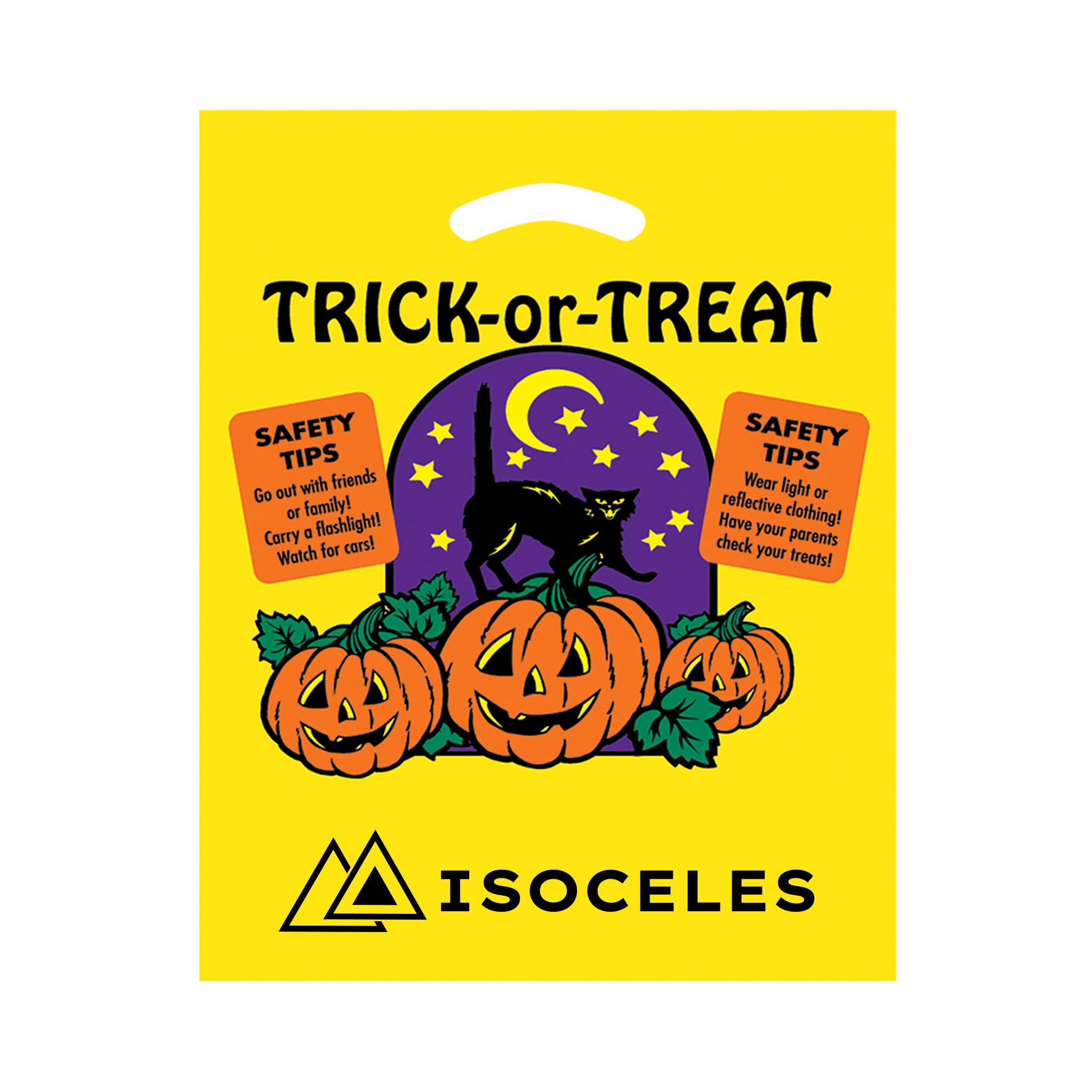 Stock Design Halloween Die Cut Bag - Trick-or-Treat (Q350222)