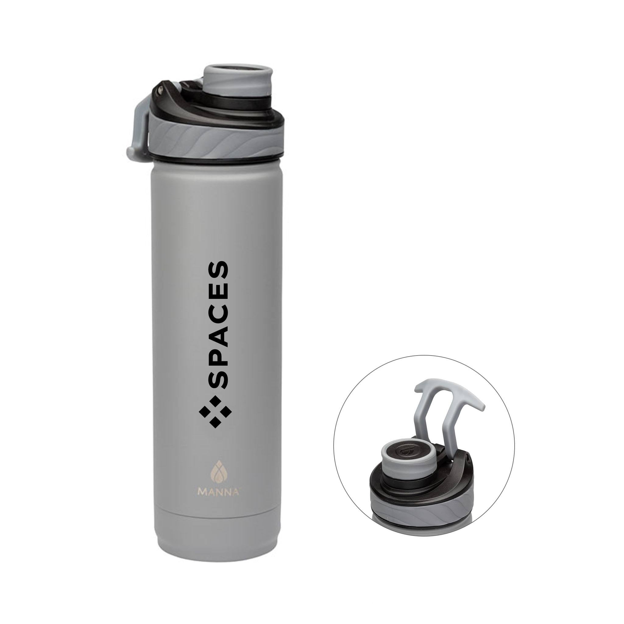 Manna™ 26 Oz. Convoy Double Wall Steel Bottle  Imprinted with Logo (Q350622)