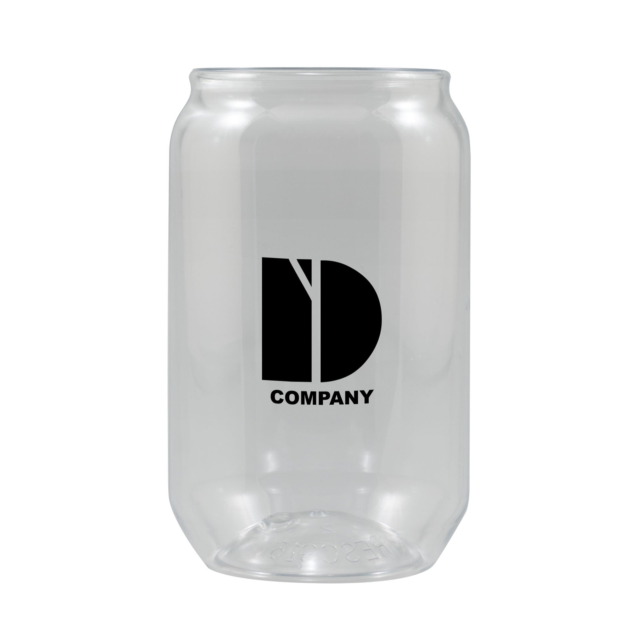16 Oz. Clear Plastic Can Glass (Q352211)