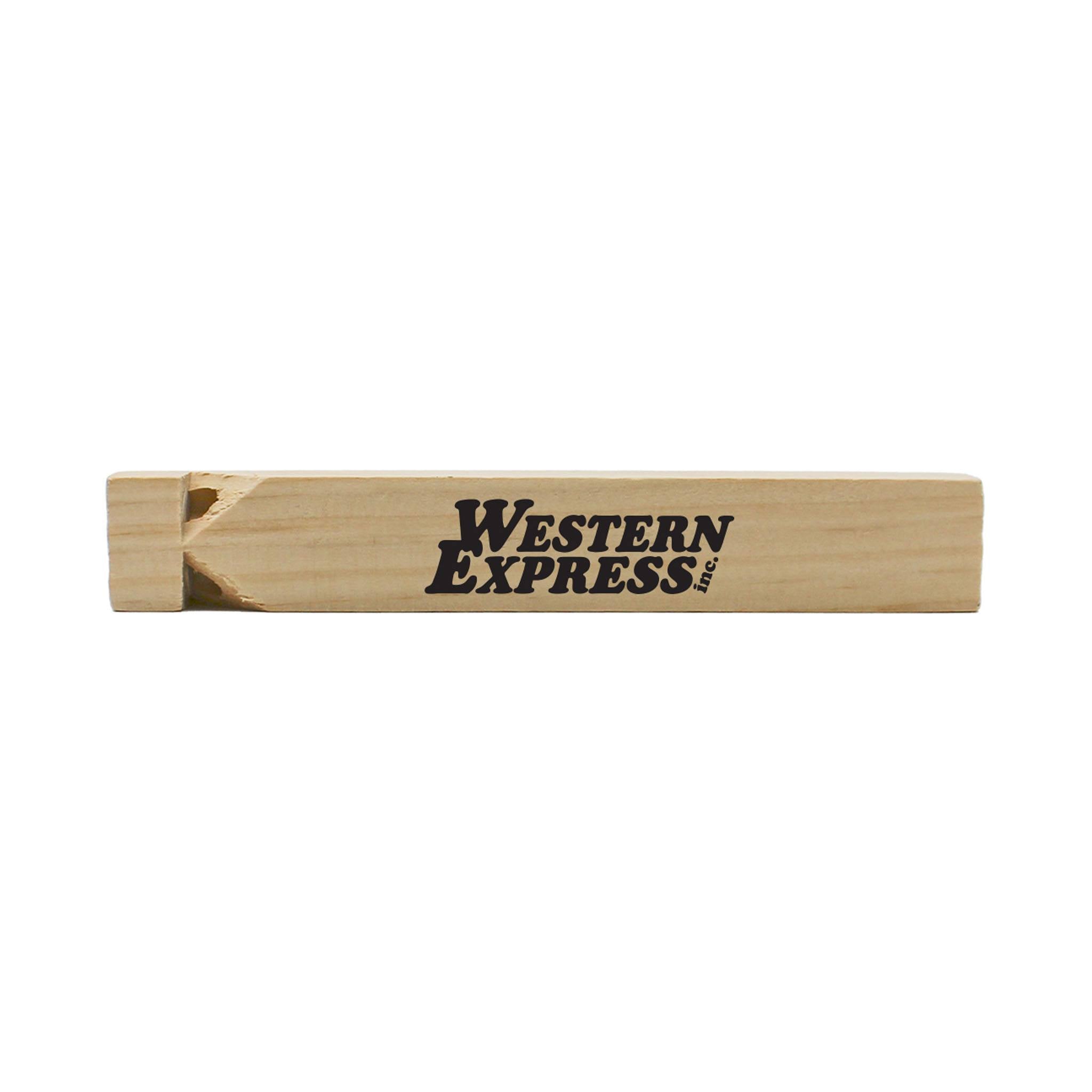Wooden Train Whistle  Imprinted with Logo (Q352422)