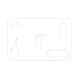 Fire Prevention Chipboard Stencil (Q353432)
