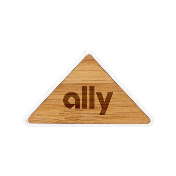 Bamboo Corner Clip  Imprinted with Logo (Q353922)