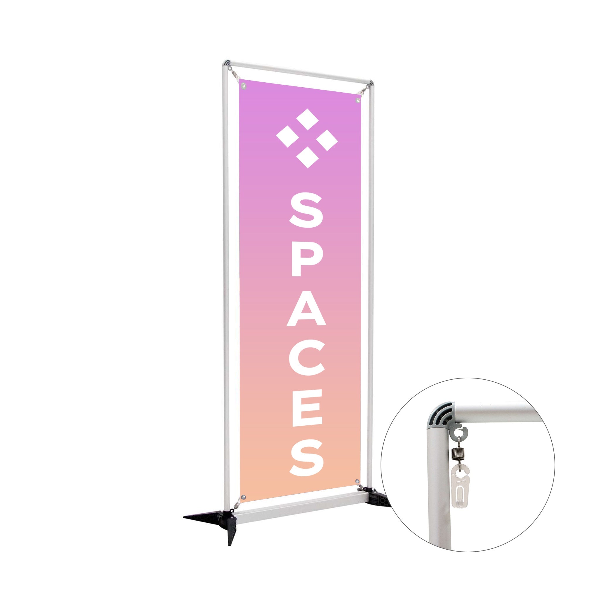 3Ft. FrameWorx Banner Display Kit (Double-Sided) (Q354222)