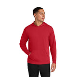 A4 Softek Long Sleeve Hooded Tee (Q354332)