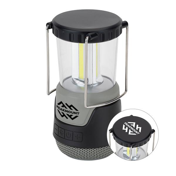 Basecamp Grizzly Camping Light with Speaker  Imprinted with Logo (Q355022)