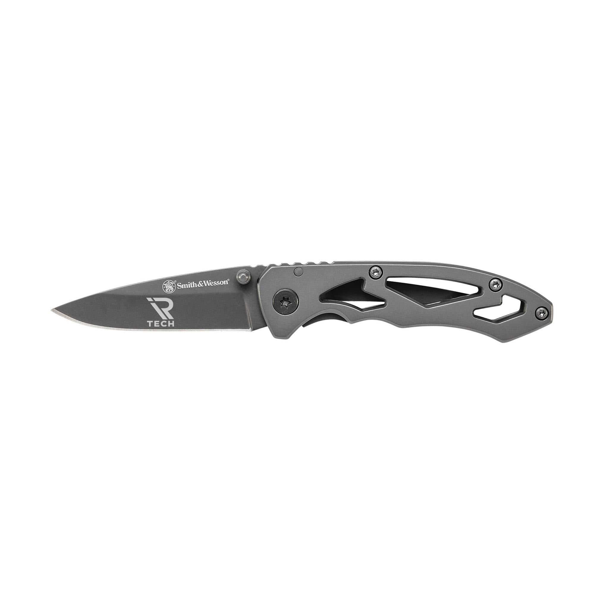 Smith & Wesson® Point Folding Knife  Imprinted with Logo (Q357332)