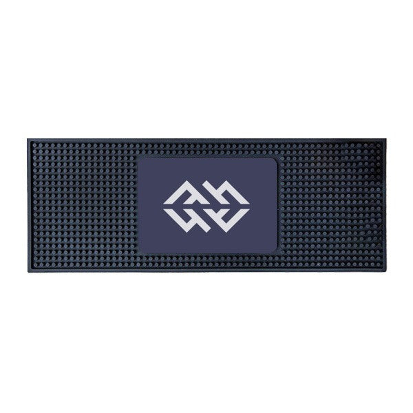 7 x 19 Inch Bar Mat  Imprinted with Logo (Q357922)