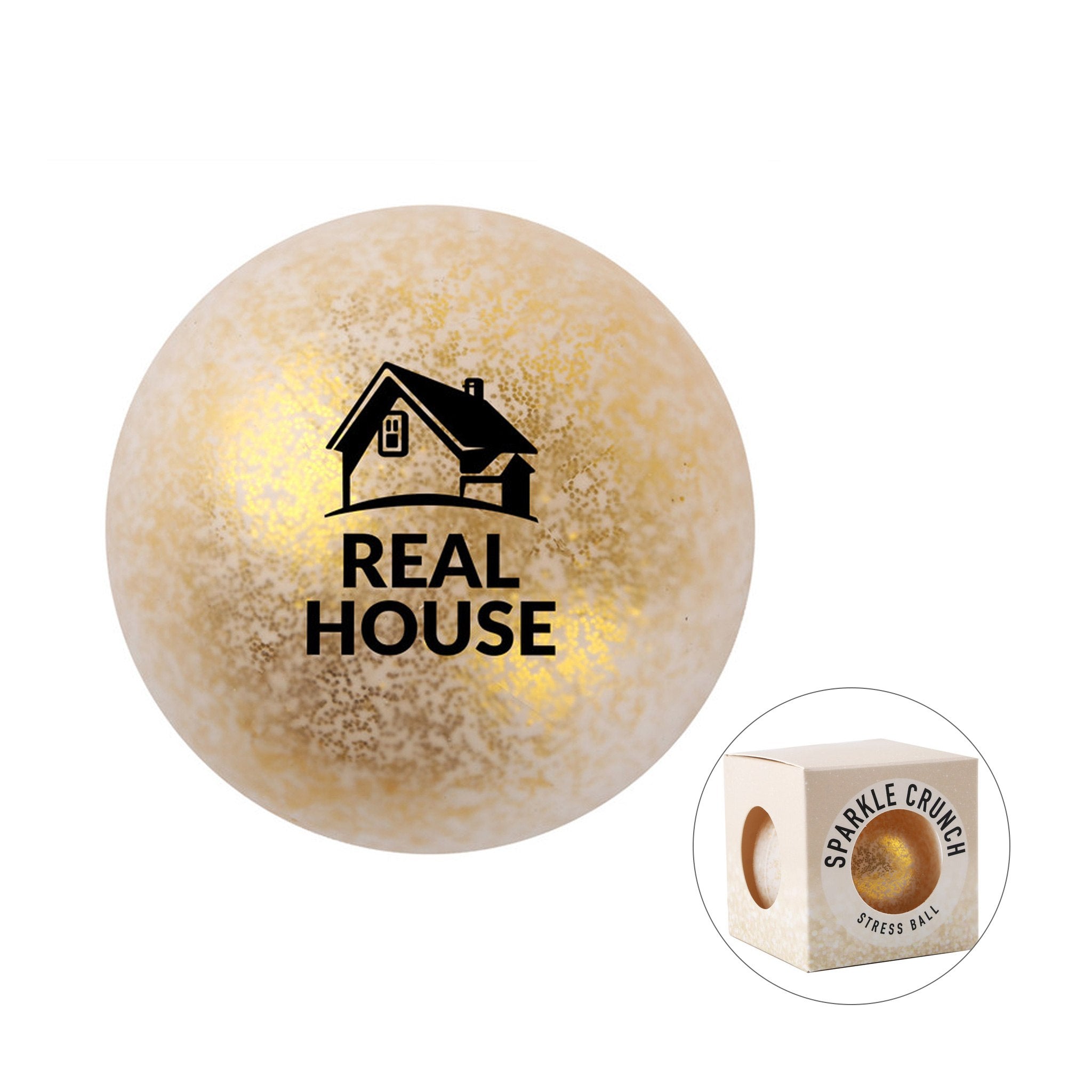 Sparkle Crunch Stress Ball  Imprinted with Logo (Q358022)