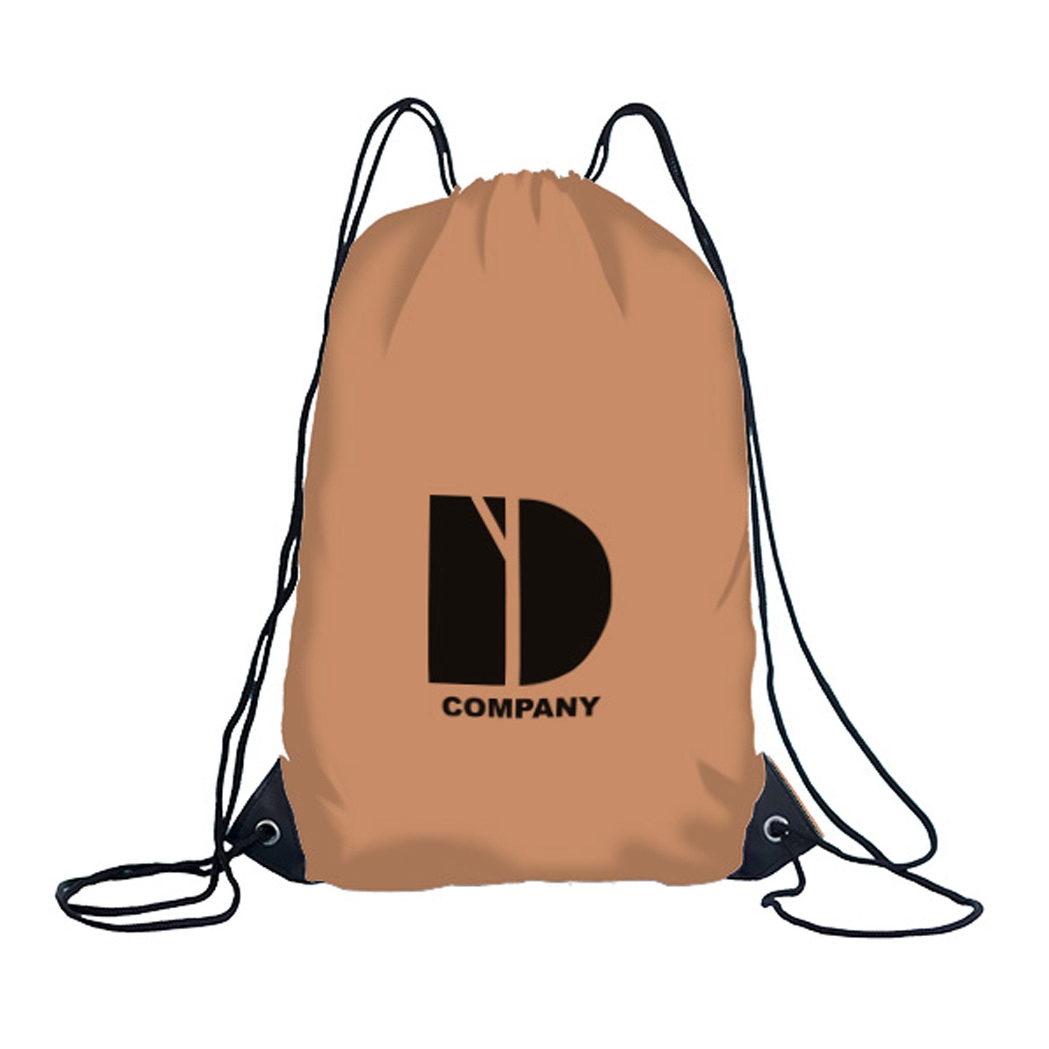 210D Drawstring Pouch  Imprinted with Logo (Q359022)