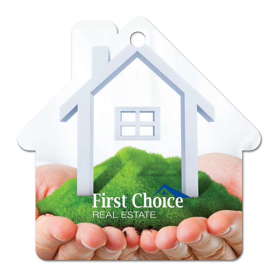 House Shaped Luggage Tag (Q359322)