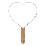 Hand Held Paper Fan - Heart (Q359532)