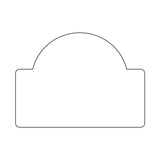 Value Reusable Name Badge: 2.75 x 2 Inch (Q360022)
