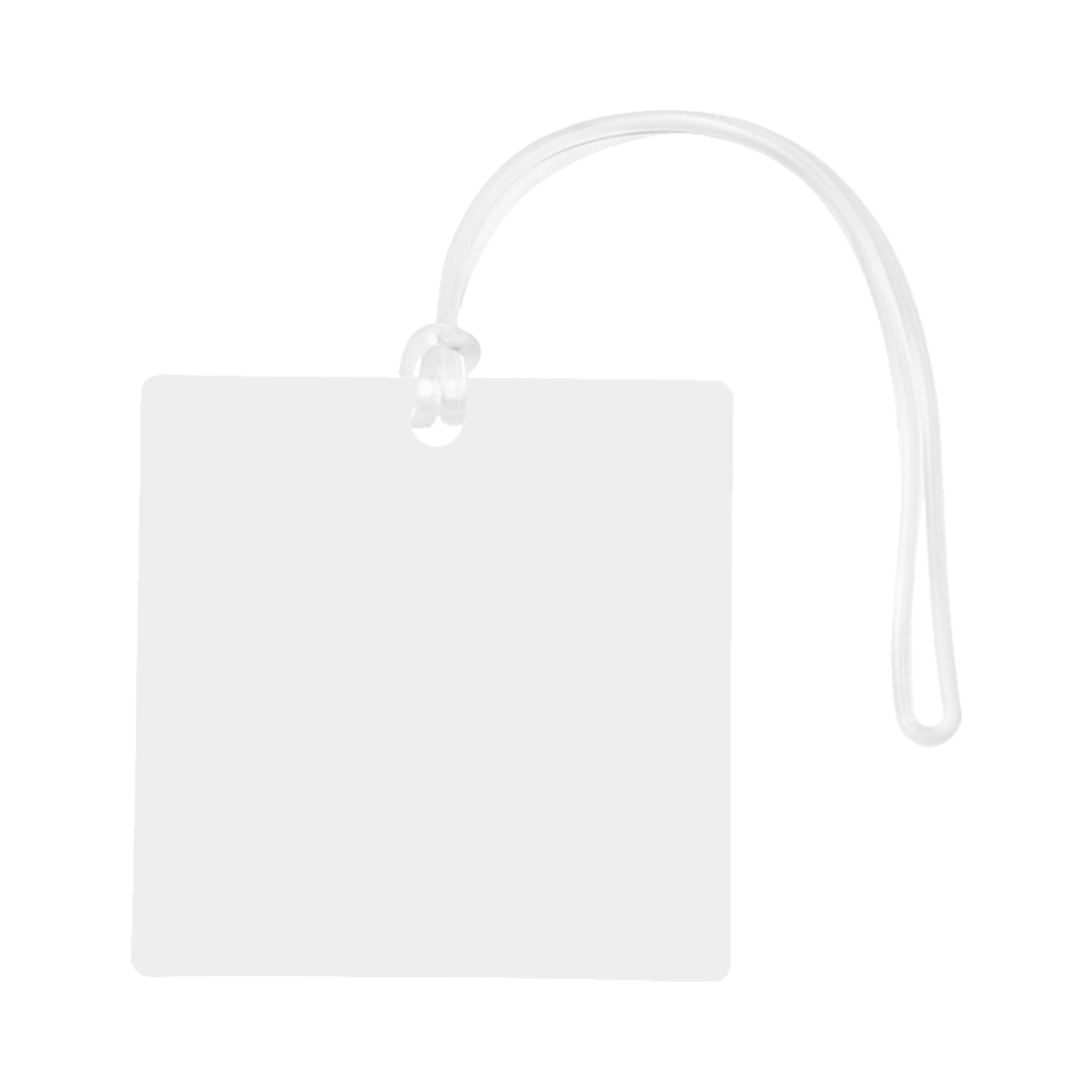 Acrylic Bag Tag - 4 Inch Square (Q361122)