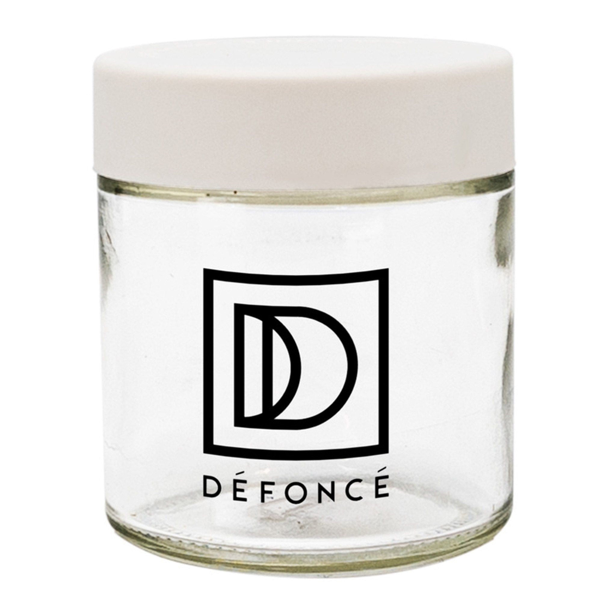 3 Oz. Clear Glass Jar  Imprinted with Logo (Q361822)