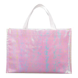 Iridescent Non-Woven Shopper Totes (Q361911)