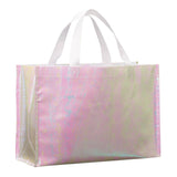 Iridescent Non-Woven Shopper Totes (Q361911)