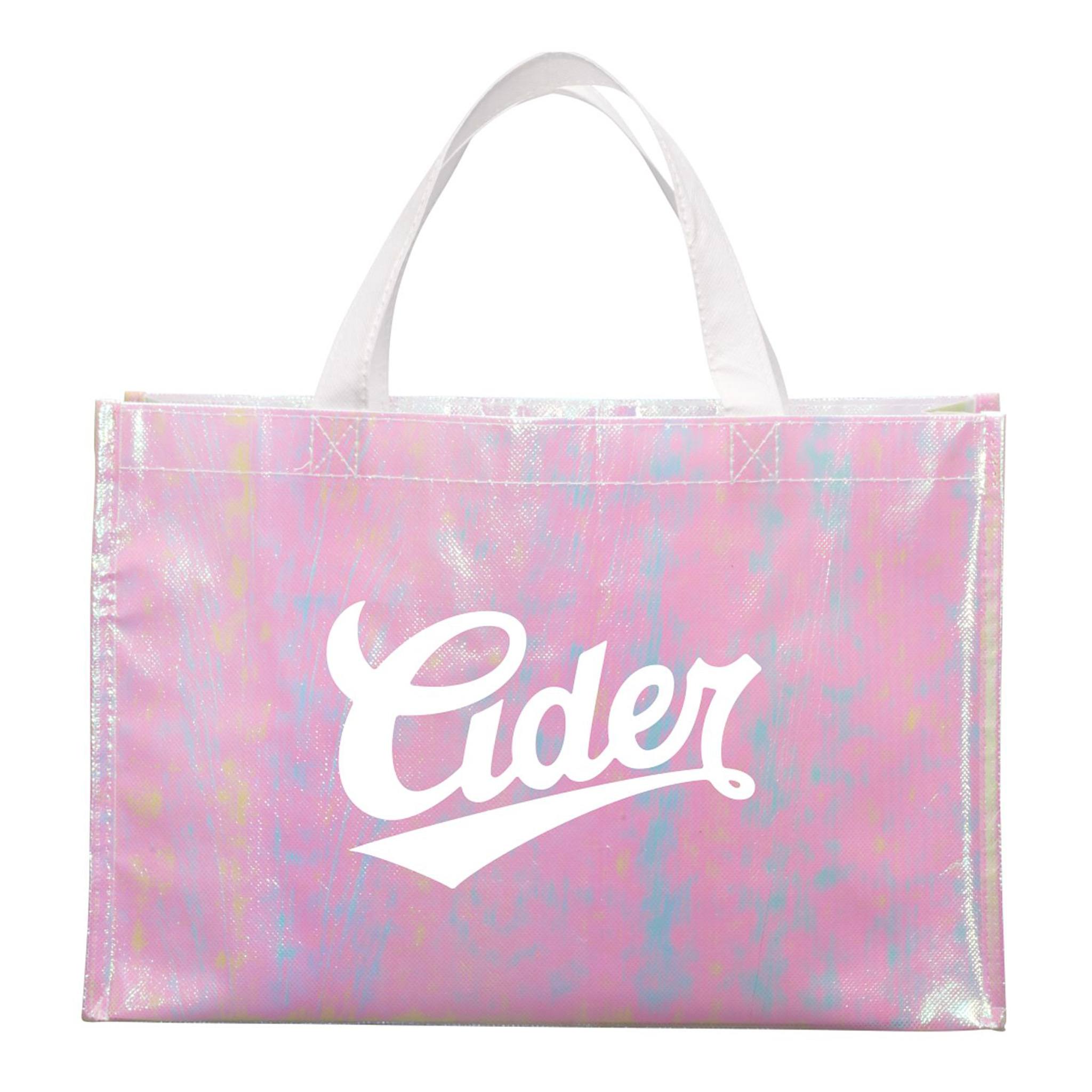 Iridescent Non-Woven Shopper Totes (Q361911)