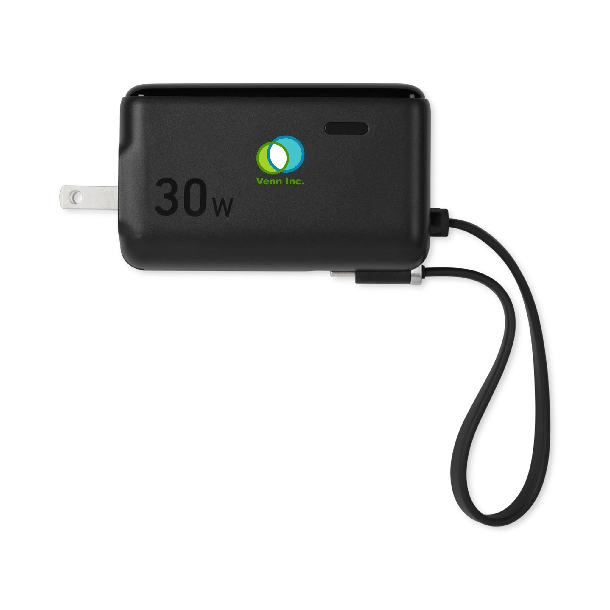 Anker 3-in-1 Power Bank (30W  Fusion  Built-In USB-C Cable)  Imprinted with Logo (Q362332)