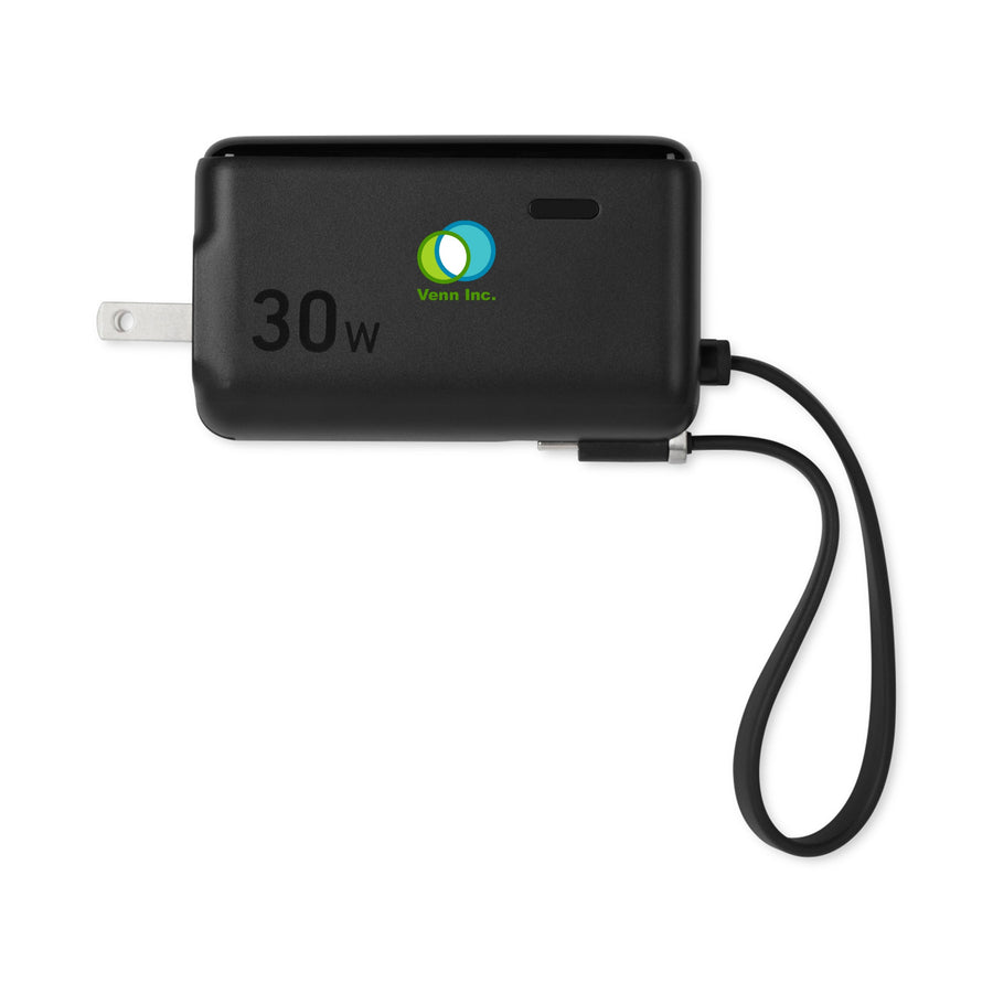 Anker 3-in-1 Power Bank (30W  Fusion  Built-In USB-C Cable) (Q362332)