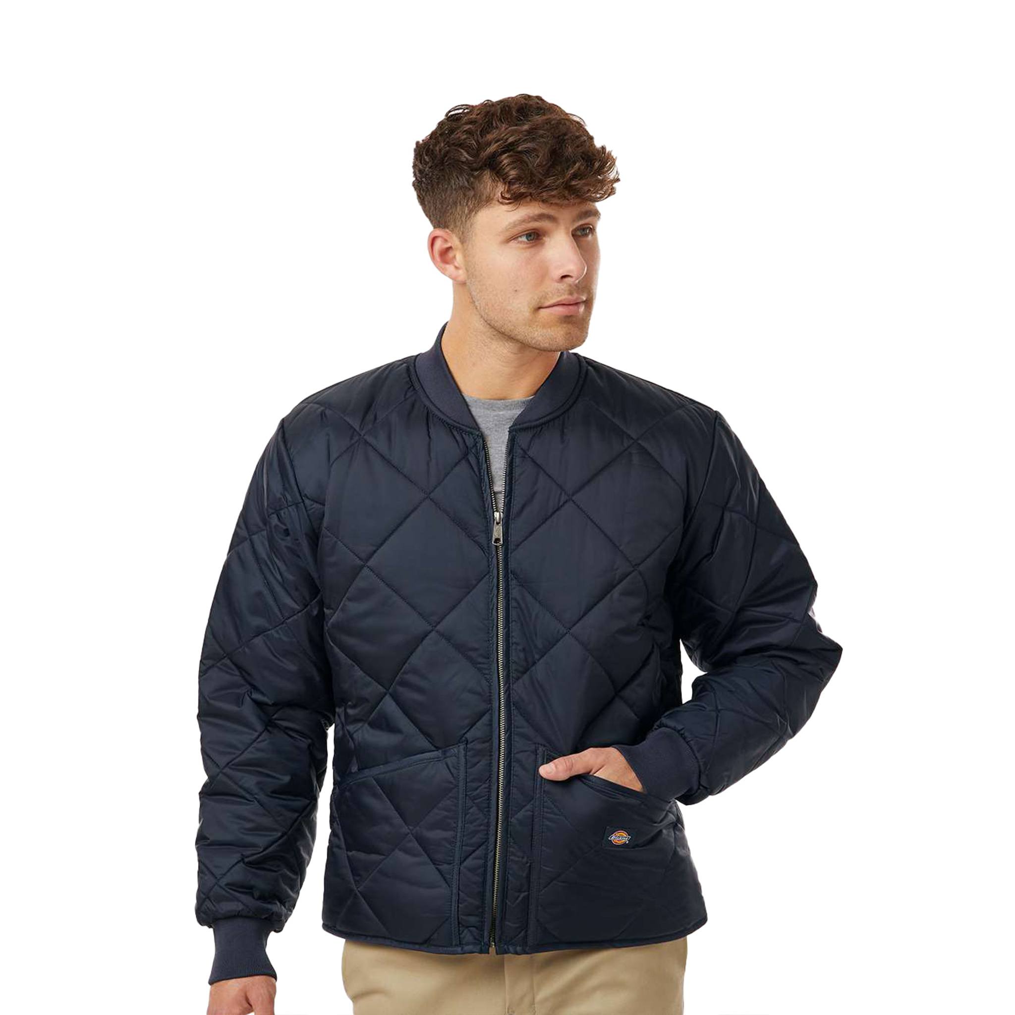Dickies Men's Diamond Quilted Jacket  Imprinted with Logo (Q363432)