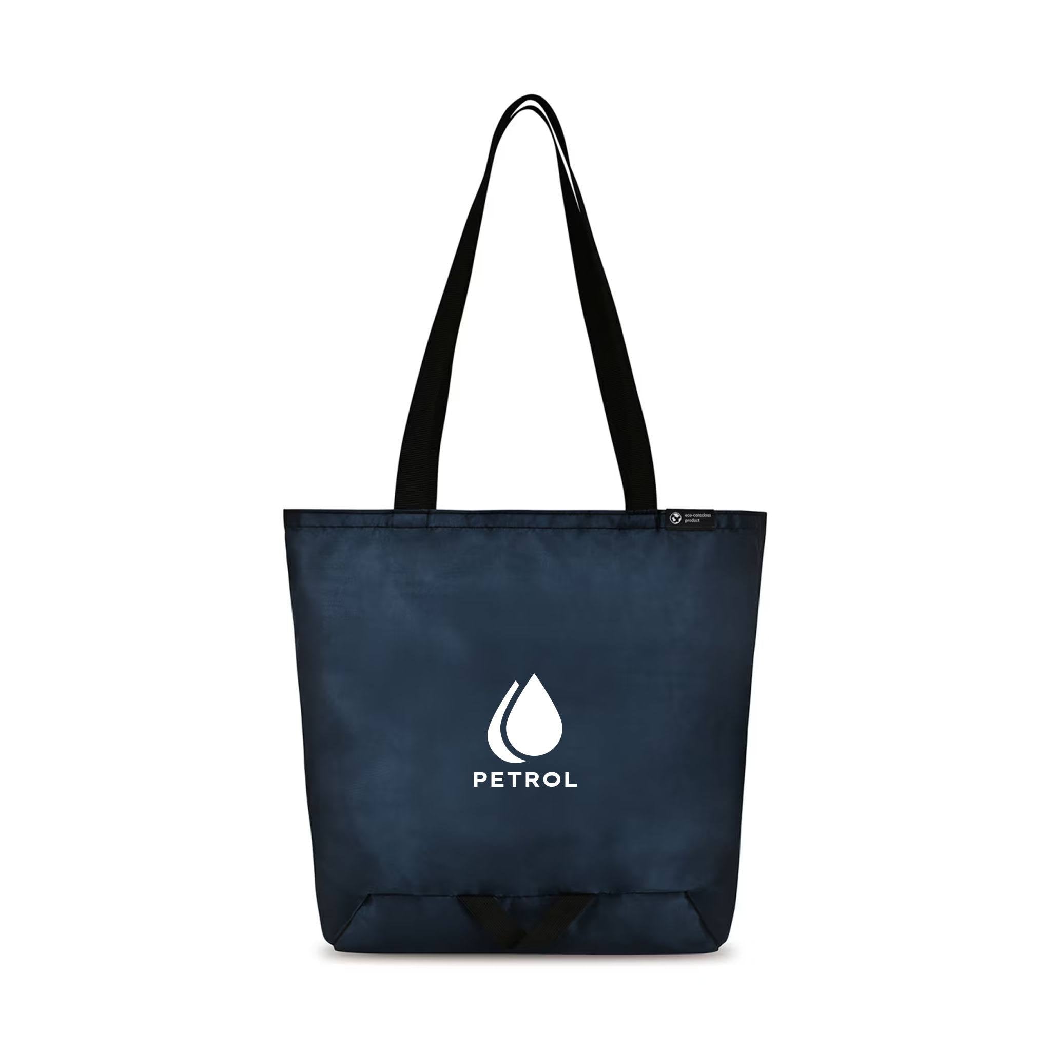 Renew rPET Packable Shopper Tote - Navy (Q364822)