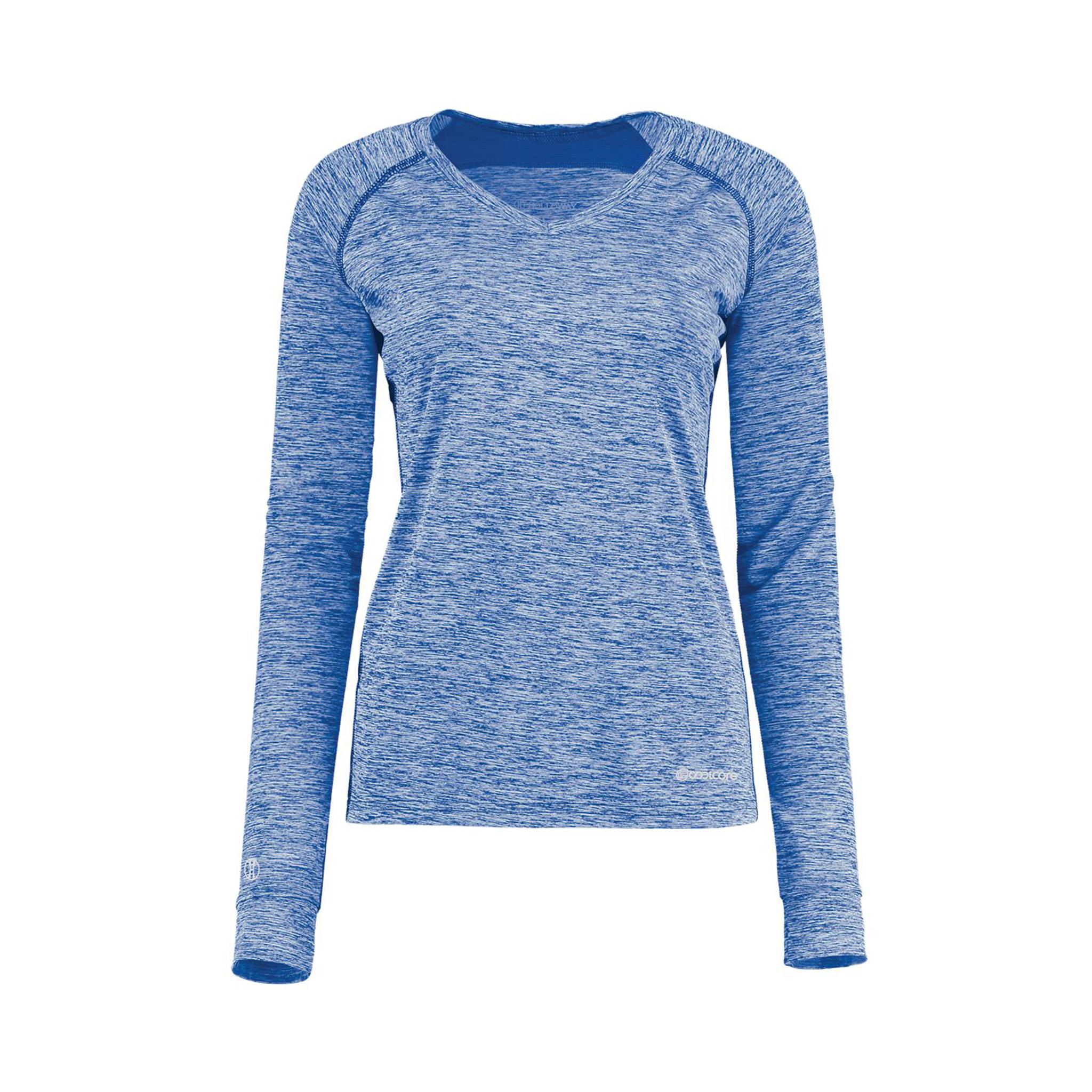 Holloway Women's Electrify CoolCore® Long Sleeve V-Neck T-Shirt (Q365222)