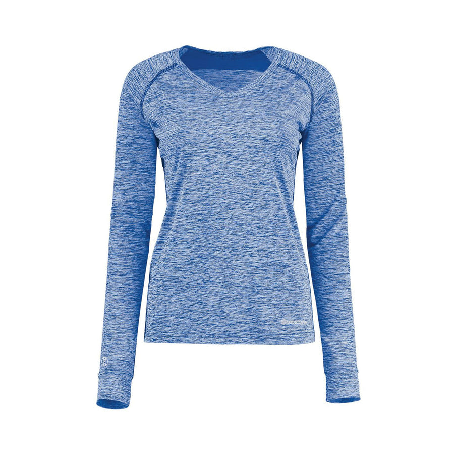 Holloway Women's Electrify CoolCore® Long Sleeve V-Neck T-Shirt (Q365222)