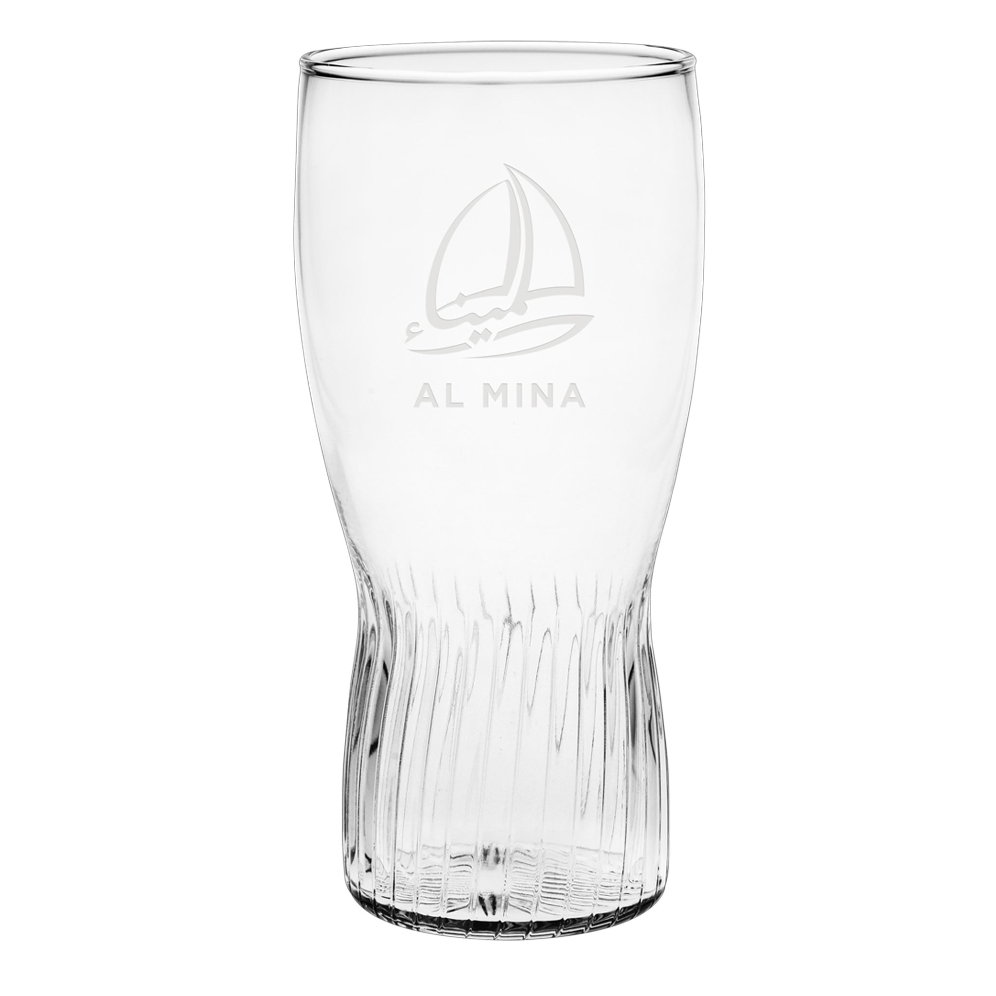 16 Oz. Gripper Pub Glass - Etched (Q365532)