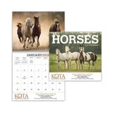 Horses Calendar  Imprinted with Logo (Q365722)