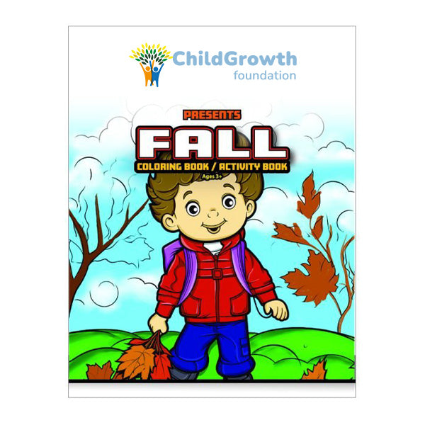 Fall Large Coloring Book  Imprinted with Logo (Q366022)