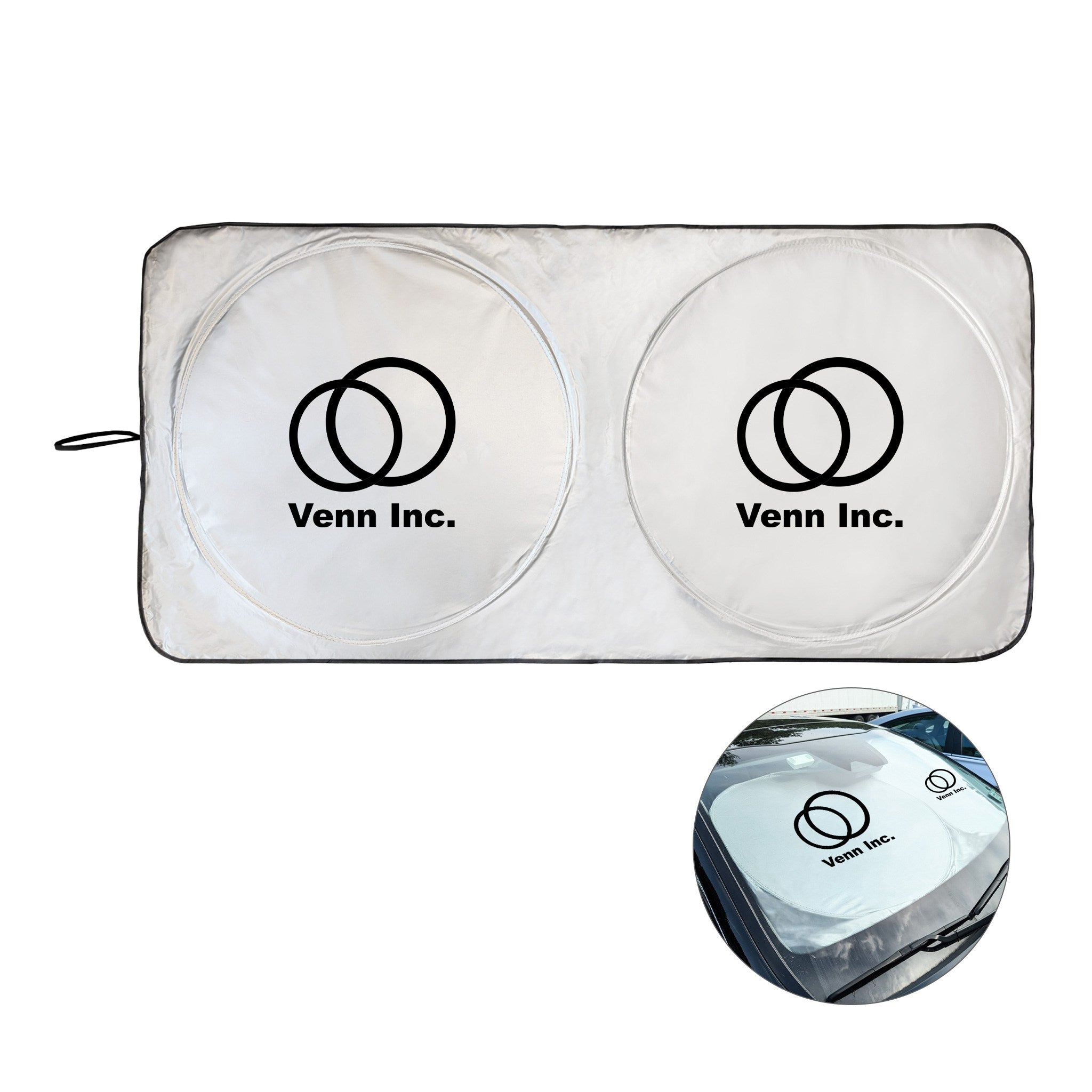 The Car Shade - UV Windshield Sunshade With Pouch (Q367532)