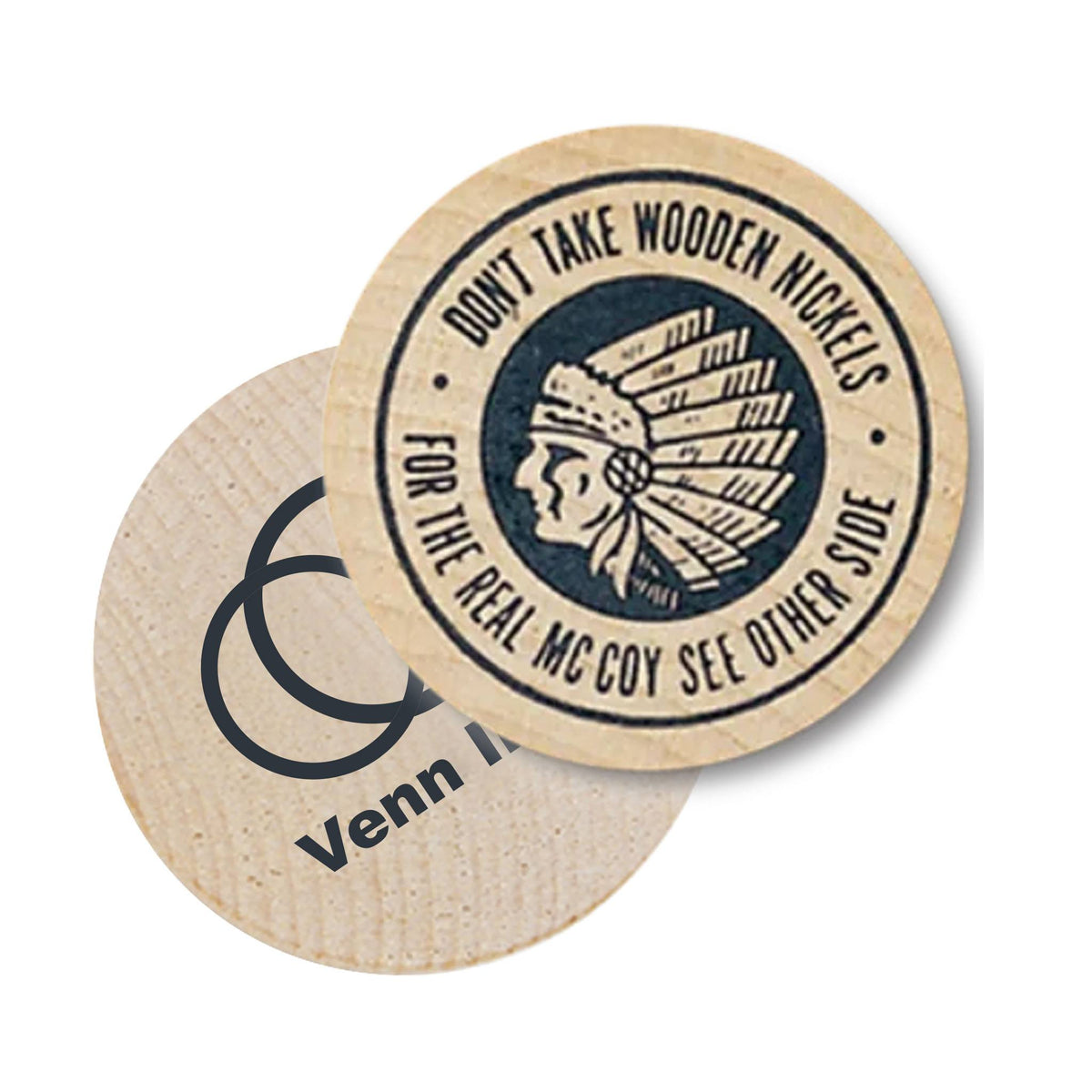 Real Mc Coy Wooden Nickels (Q368411)