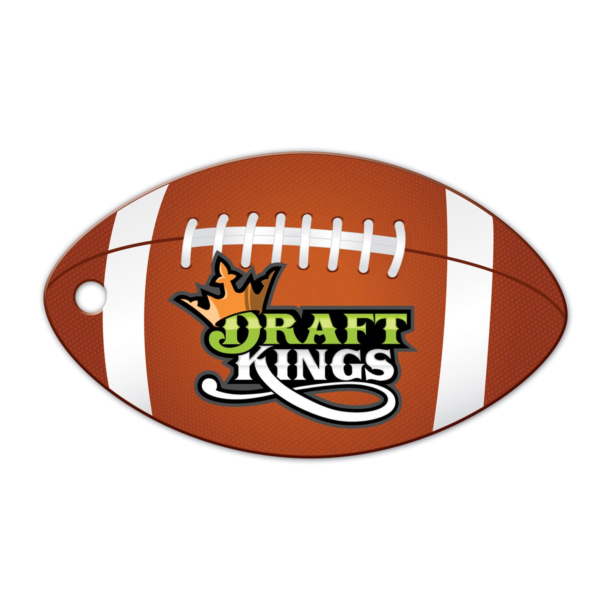 Football Shaped Luggage Tag  Imprinted with Logo (Q369322)