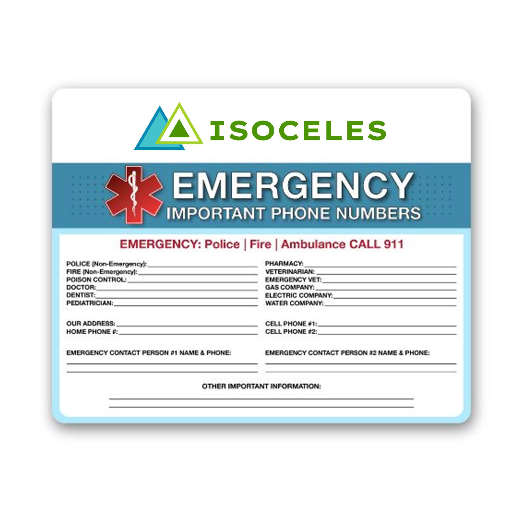 Emergency Contact Magnet (Q369432)