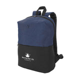 Colorblock 600D Backpack  Imprinted with Logo (Q369822)