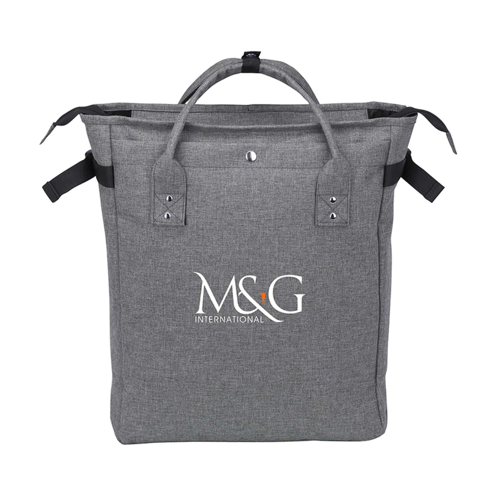 Lancaster Backpack Tote  Imprinted with Logo (Q370622)