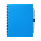 5.5 x 7 Inch FSC Recycled Spiral Notebook - RPET Pen (Q370722)