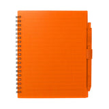 5.5 x 7 Inch FSC Recycled Spiral Notebook - RPET Pen (Q370722)