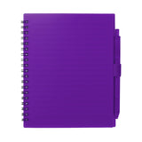 5.5 x 7 Inch FSC Recycled Spiral Notebook - RPET Pen (Q370722)