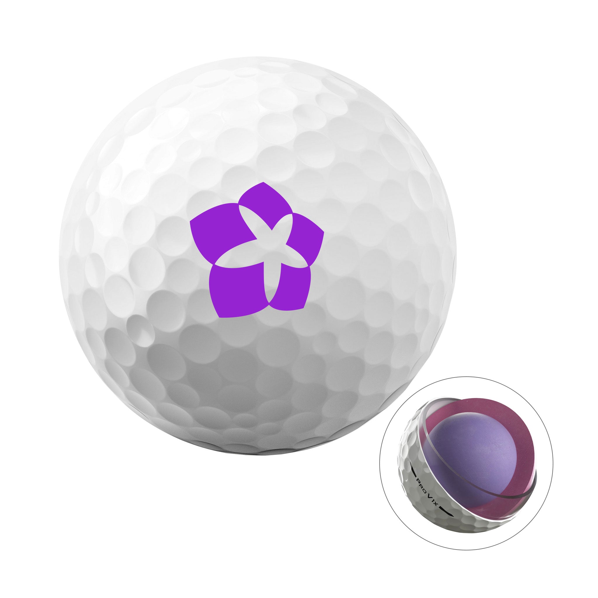 Titleist® Pro V1x® Golf Ball Half Dozen Std Serv  Imprinted with Logo (Q371222)