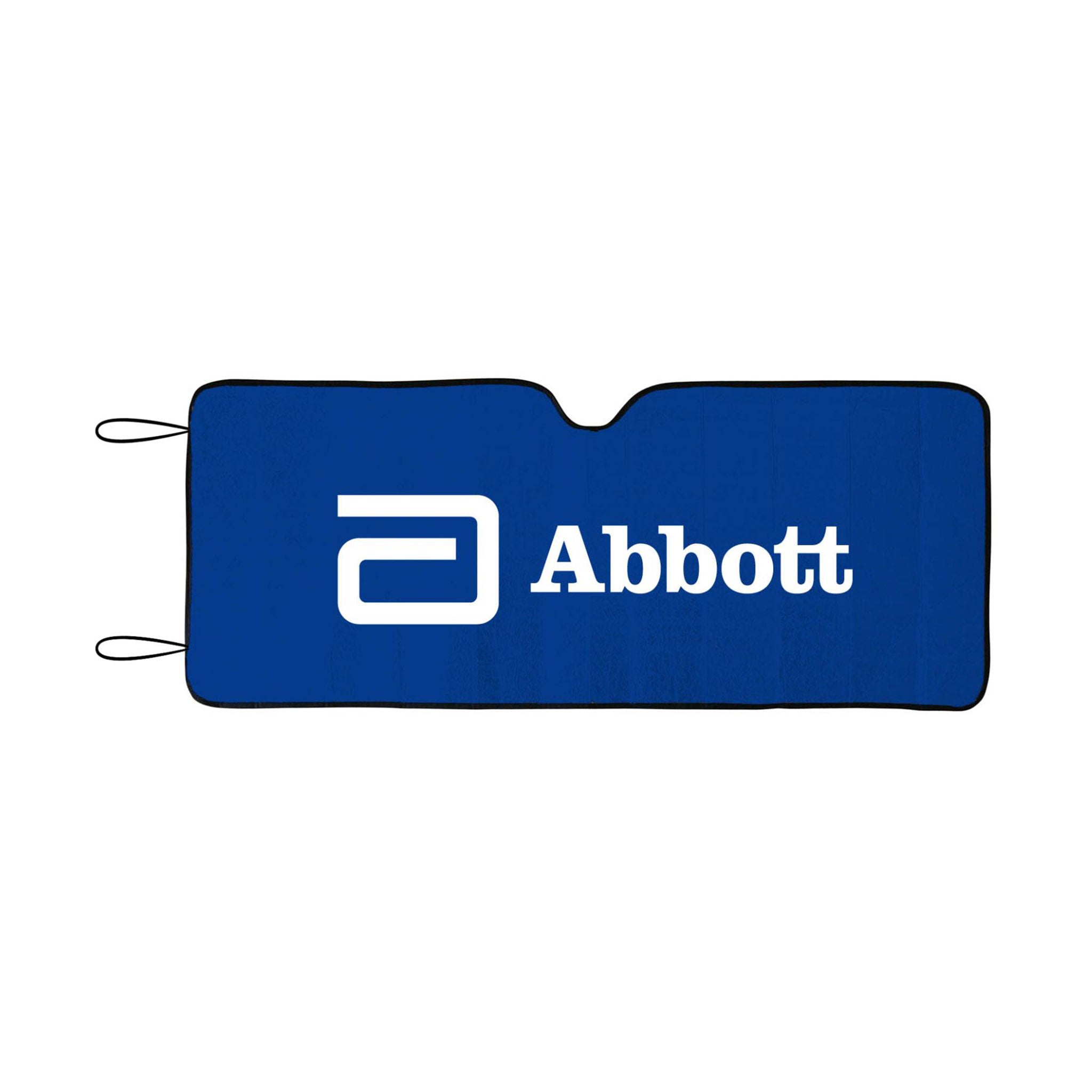 Eluminator™ Blue Accordion Fold Shade  Imprinted with Logo (Q371632)